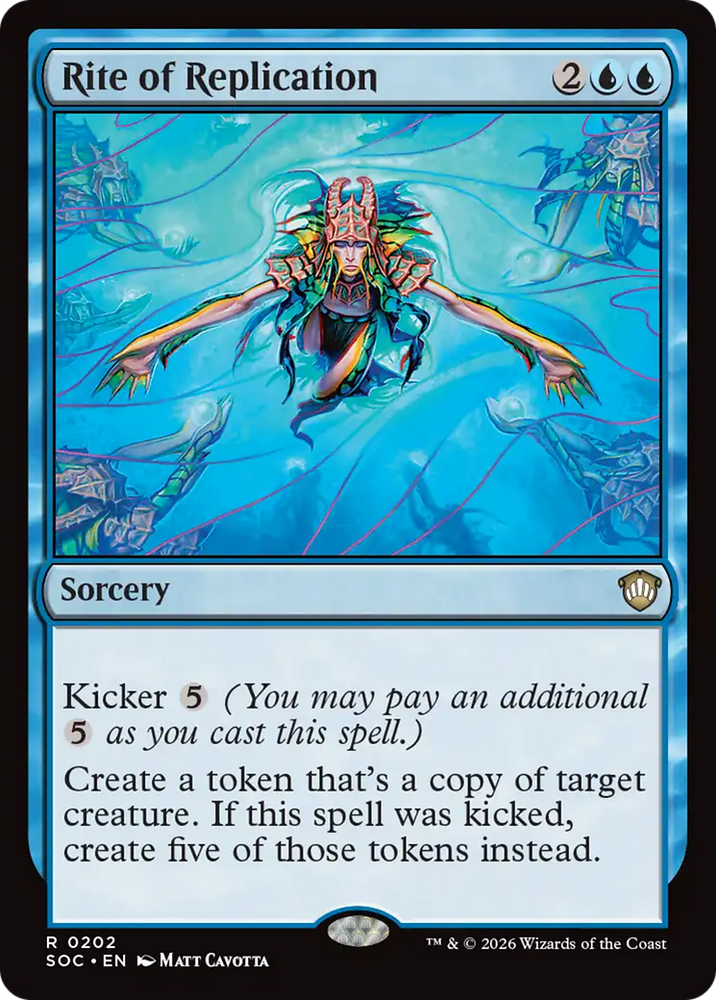 Rite of Replication [Secrets of Strixhaven Commander] Magic: The Gathering