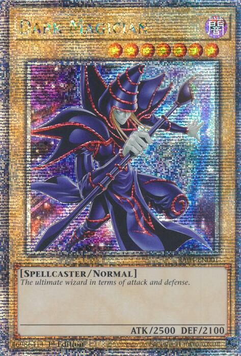 Dark Magician (New Art) [RA04-EN001] Quarter Century Secret Rare Yu-Gi-Oh!