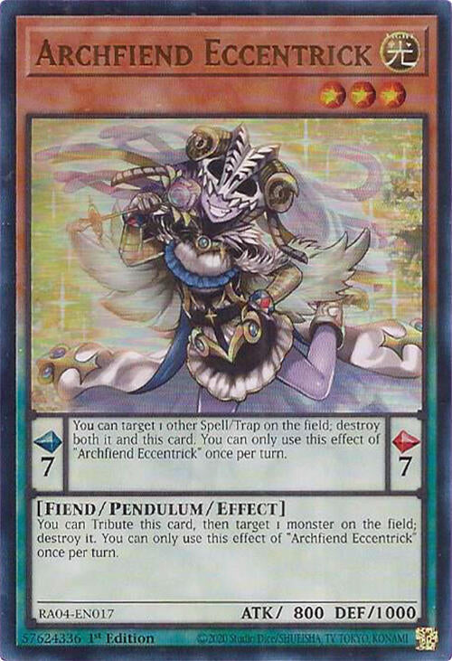 Archfiend Eccentrick [RA04-EN017] Ultra Rare Yu-Gi-Oh!