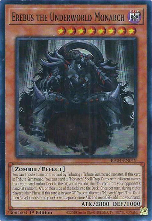 Erebus the Underworld Monarch [RA04-EN019] Super Rare Yu-Gi-Oh!