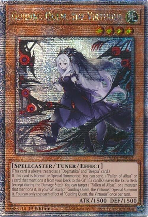 Guiding Quem, the Virtuous [RA04-EN043] Quarter Century Secret Rare Yu-Gi-Oh!