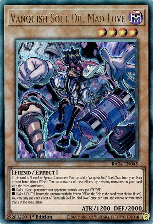Vanquish Soul Dr. Mad Love [RA04-EN045] Prismatic Ultimate Rare Yu-Gi-Oh!