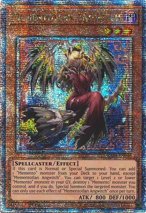 Mementotlan Angwitch [RA04-EN048] Quarter Century Secret Rare Yu-Gi-Oh!