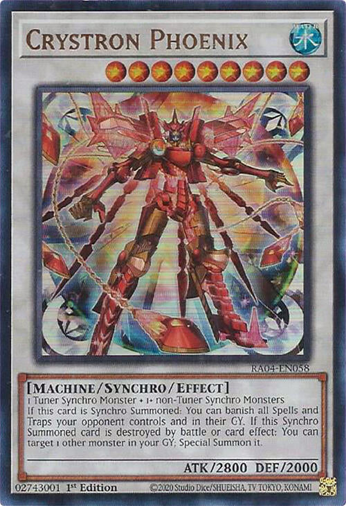 Crystron Phoenix [RA04-EN058] Ultra Rare Yu-Gi-Oh!