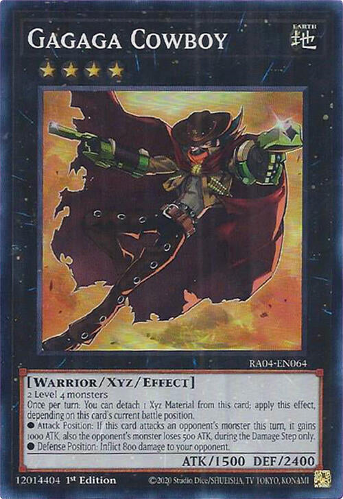 Gagaga Cowboy [RA04-EN064] Super Rare Yu-Gi-Oh!