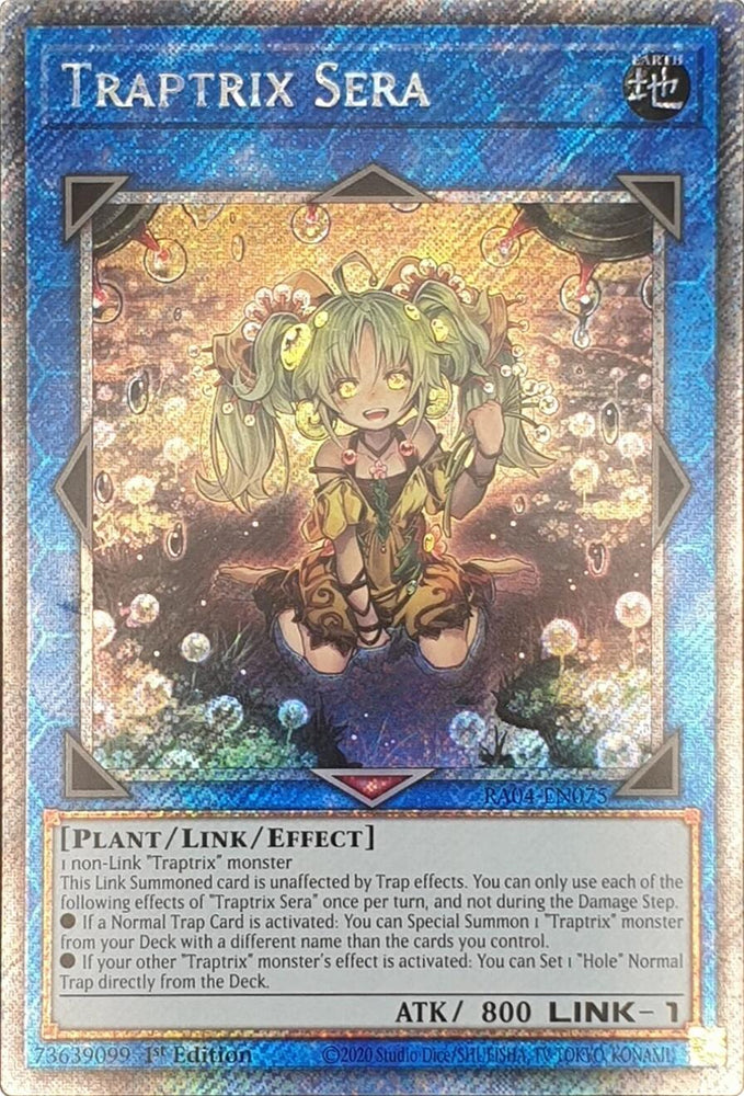 Traptrix Sera [RA04-EN075] Platinum Secret Rare Yu-Gi-Oh!