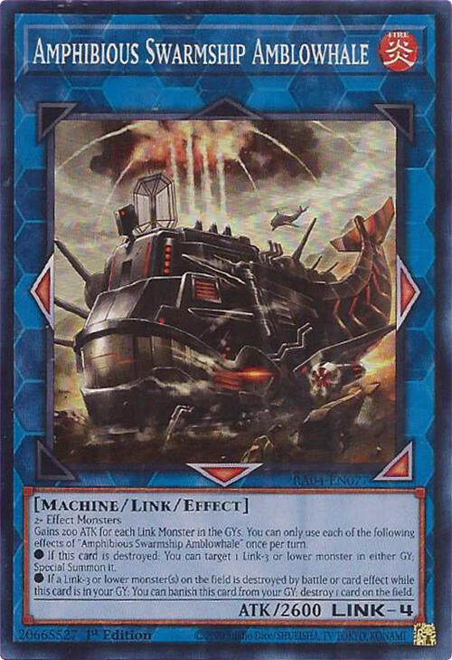 Amphibious Swarmship Amblowhale [RA04-EN077] Super Rare Yu-Gi-Oh!