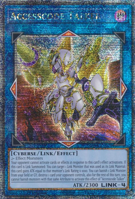 Accesscode Talker (New Art) [RA04-EN079] Quarter Century Secret Rare Yu-Gi-Oh!