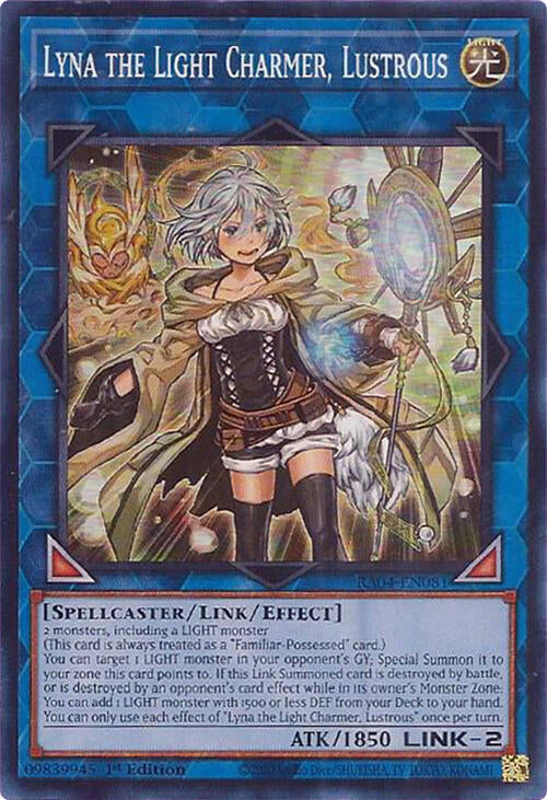 Lyna the Light Charmer, Lustrous [RA04-EN081] Super Rare Yu-Gi-Oh!