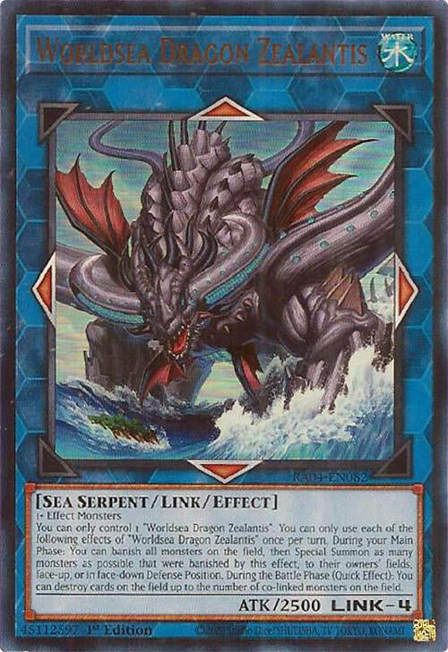 Worldsea Dragon Zealantis [RA04-EN082] Ultra Rare Yu-Gi-Oh!