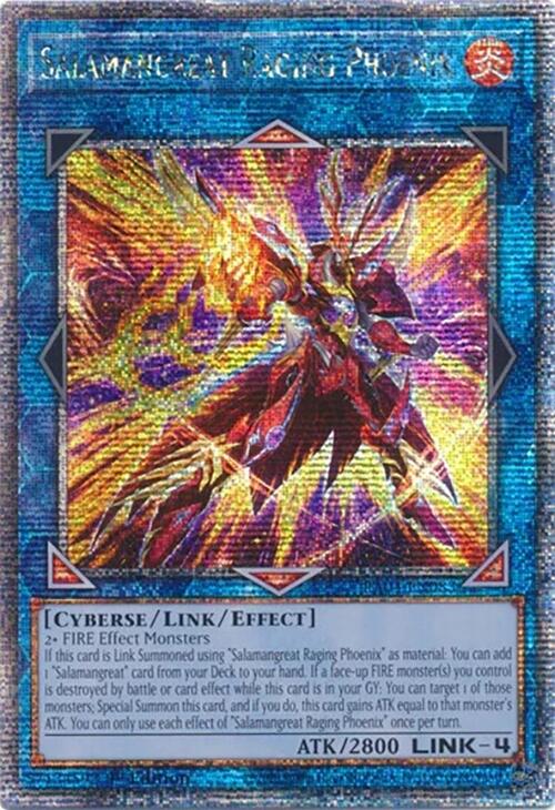Salamangreat Raging Phoenix [RA04-EN083] Quarter Century Secret Rare Yu-Gi-Oh!