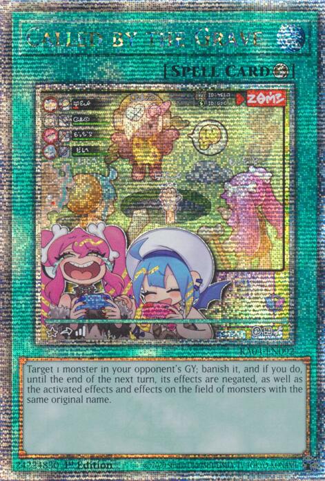 Called by the Grave (New Art) [RA04-EN092] Quarter Century Secret Rare Yu-Gi-Oh!