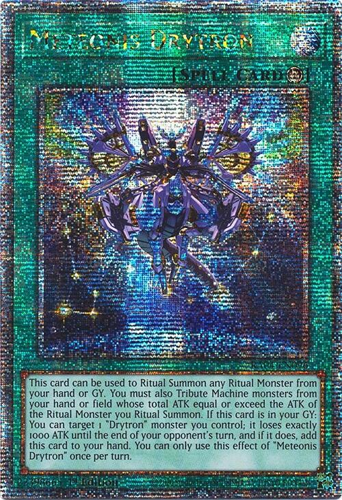 Meteonis Drytron [RA04-EN096] Quarter Century Secret Rare Yu-Gi-Oh!