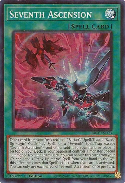 Seventh Ascension [RA04-EN098] Super Rare Yu-Gi-Oh!