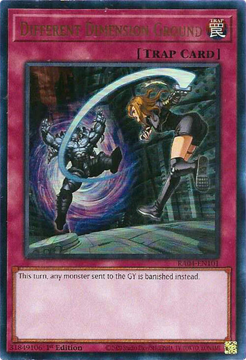 Different Dimension Ground [RA04-EN101] Ultra Rare Yu-Gi-Oh!
