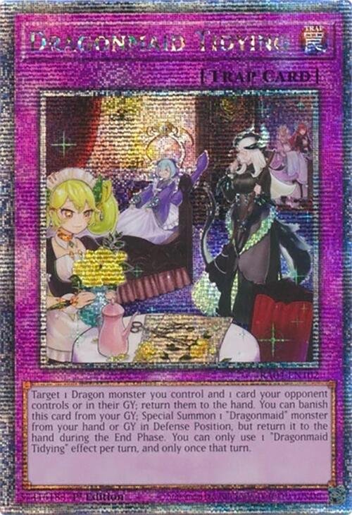 Dragonmaid Tidying [RA04-EN102] Quarter Century Secret Rare Yu-Gi-Oh!