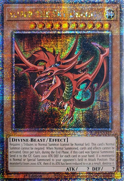 Slifer the Sky Dragon [RA04-EN117] Quarter Century Secret Rare Yu-Gi-Oh!