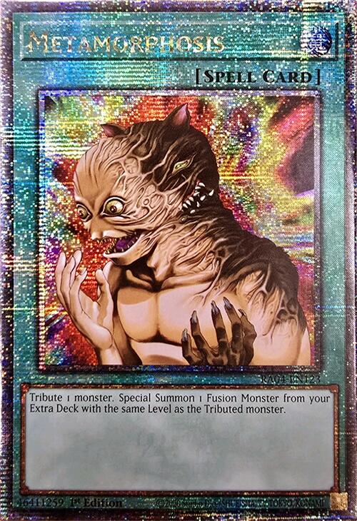 Metamorphosis [RA04-EN123] Quarter Century Secret Rare Yu-Gi-Oh!