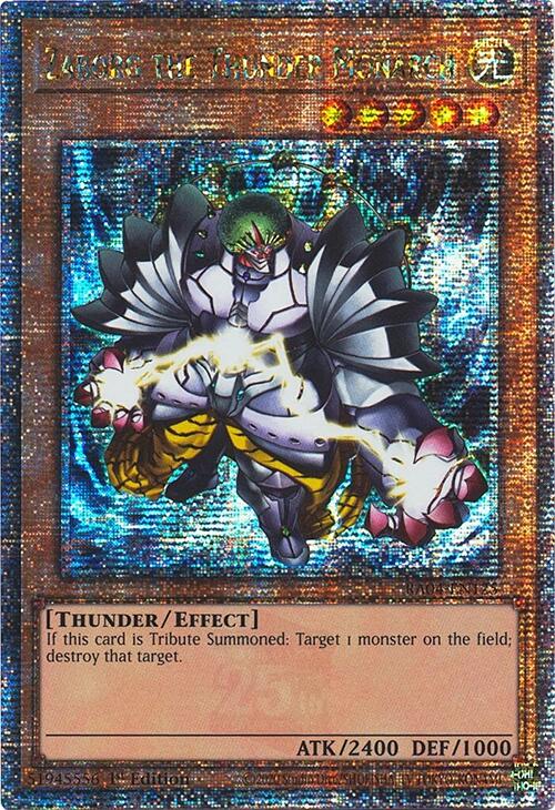 Zaborg the Thunder Monarch [RA04-EN125] Quarter Century Secret Rare Yu-Gi-Oh!