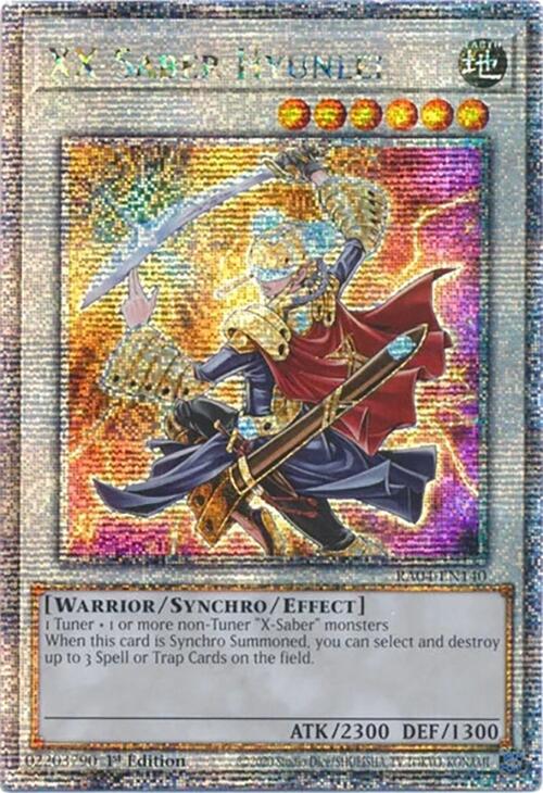 XX-Saber Hyunlei [RA04-EN140] Quarter Century Secret Rare Yu-Gi-Oh!