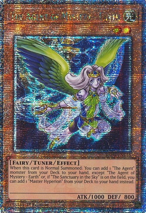 The Agent of Mystery - Earth [RA04-EN146] Quarter Century Secret Rare Yu-Gi-Oh!
