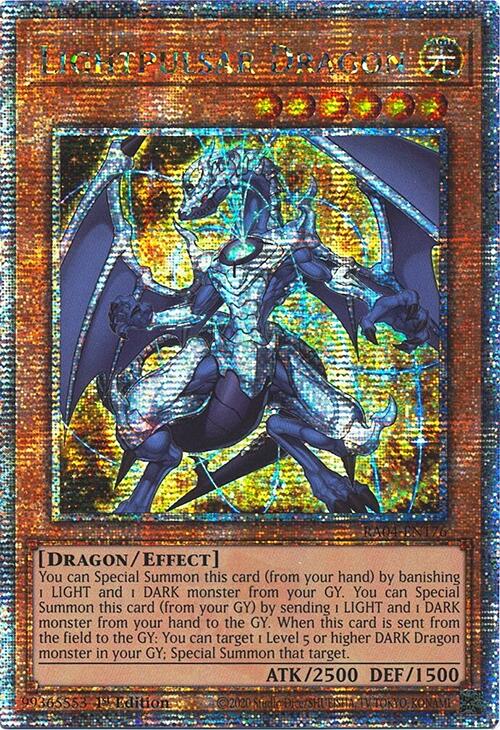 Lightpulsar Dragon [RA04-EN176] Quarter Century Secret Rare Yu-Gi-Oh!