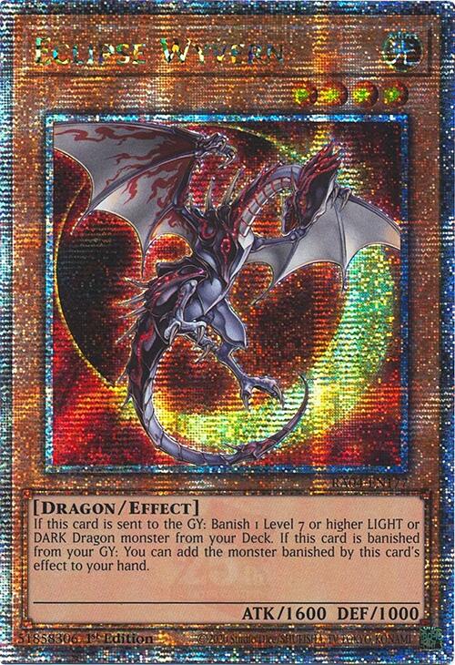 Eclipse Wyvern [RA04-EN177] Quarter Century Secret Rare Yu-Gi-Oh!