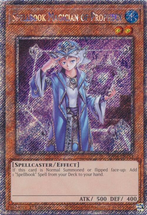 Spellbook Magician of Prophecy [RA04-EN183] Platinum Secret Rare Yu-Gi-Oh!