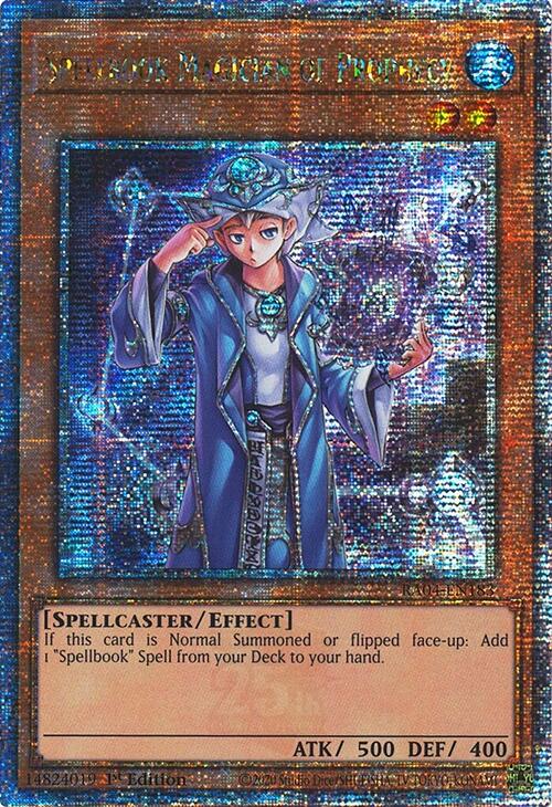Spellbook Magician of Prophecy [RA04-EN183] Quarter Century Secret Rare Yu-Gi-Oh!