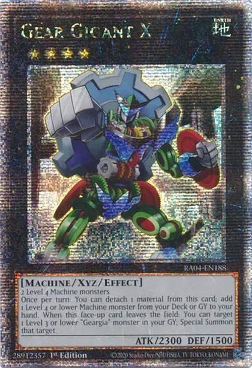 Gear Gigant X [RA04-EN188] Quarter Century Secret Rare Yu-Gi-Oh!