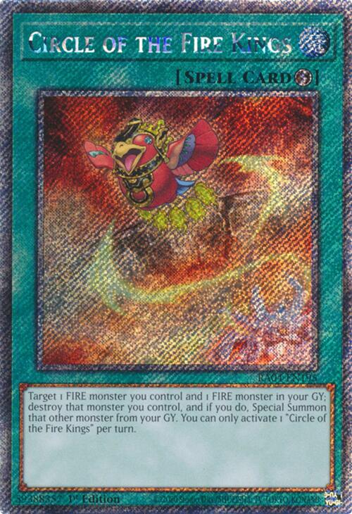Circle of the Fire Kings [RA04-EN195] Platinum Secret Rare Yu-Gi-Oh!