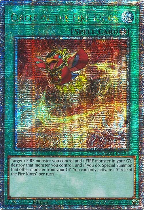 Circle of the Fire Kings [RA04-EN195] Quarter Century Secret Rare Yu-Gi-Oh!