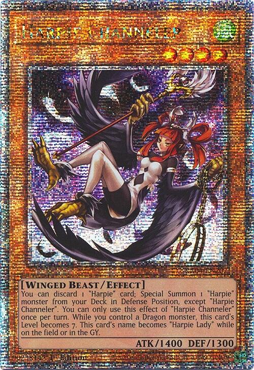 Harpie Channeler [RA04-EN207] Quarter Century Secret Rare Yu-Gi-Oh!