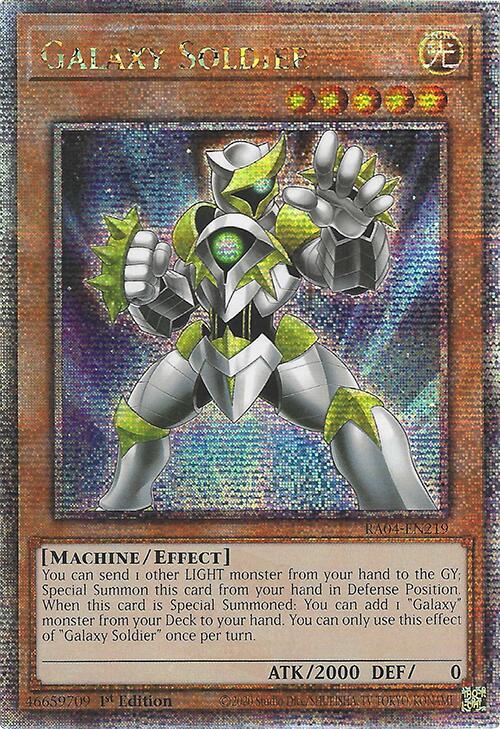 Galaxy Soldier [RA04-EN219] Quarter Century Secret Rare Yu-Gi-Oh!
