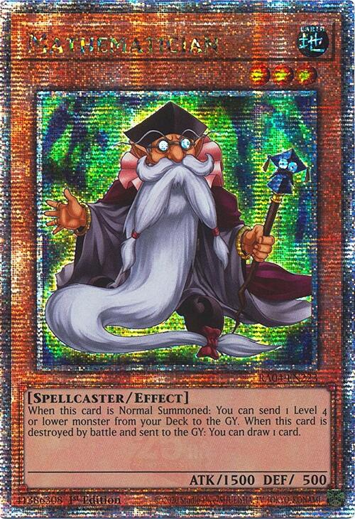 Mathematician [RA04-EN223] Quarter Century Secret Rare Yu-Gi-Oh!