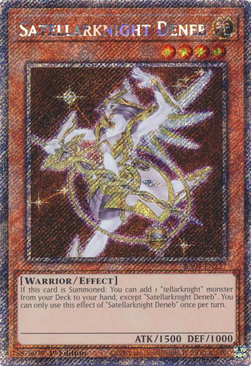 Satellarknight Deneb [RA04-EN227] Platinum Secret Rare Yu-Gi-Oh!