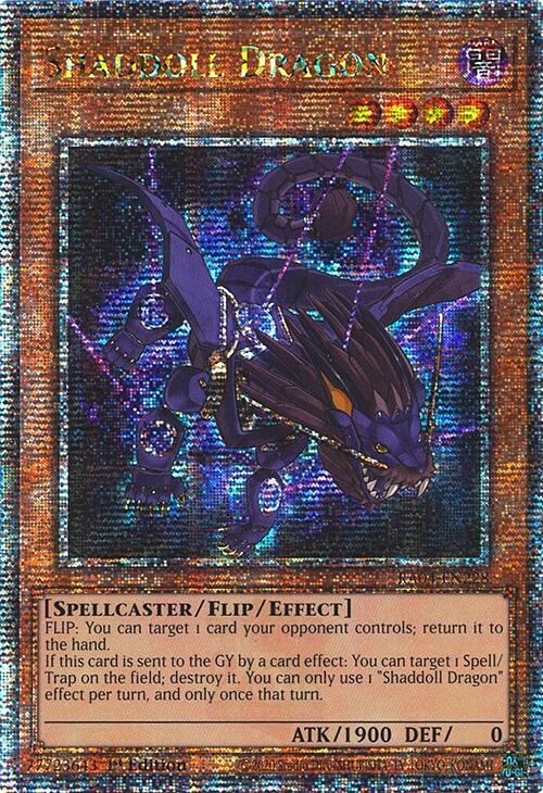 Shaddoll Dragon [RA04-EN228] Quarter Century Secret Rare Yu-Gi-Oh!