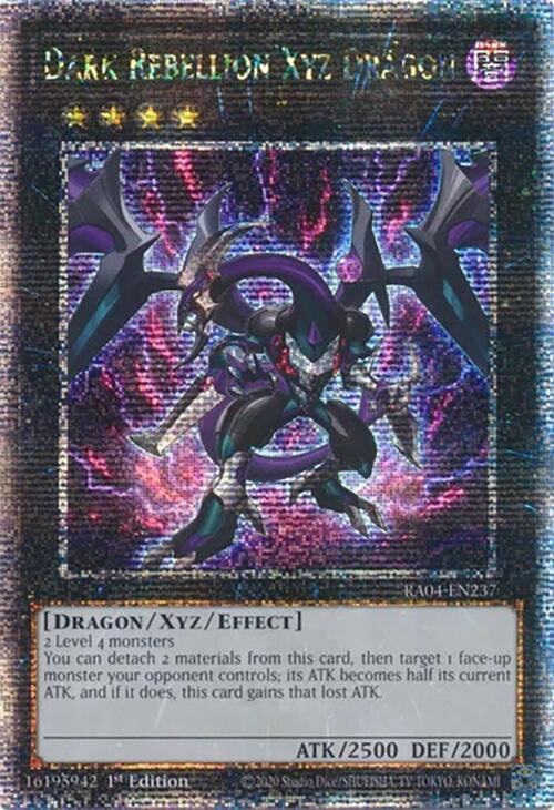 Dark Rebellion Xyz Dragon [RA04-EN237] Quarter Century Secret Rare Yu-Gi-Oh!