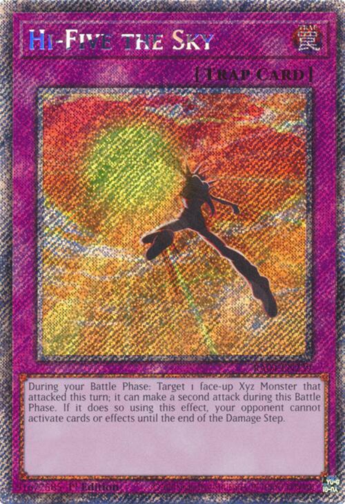 Hi-Five the Sky [RA04-EN239] Platinum Secret Rare Yu-Gi-Oh!