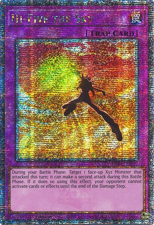 Hi-Five the Sky [RA04-EN239] Quarter Century Secret Rare Yu-Gi-Oh!