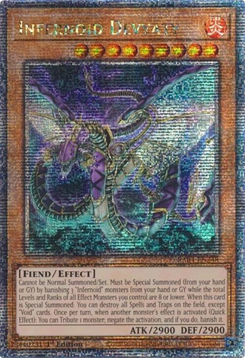 Infernoid Devyaty [RA04-EN248] Quarter Century Secret Rare Yu-Gi-Oh!