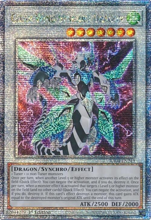 Clear Wing Synchro Dragon [RA04-EN249] Quarter Century Secret Rare Yu-Gi-Oh!