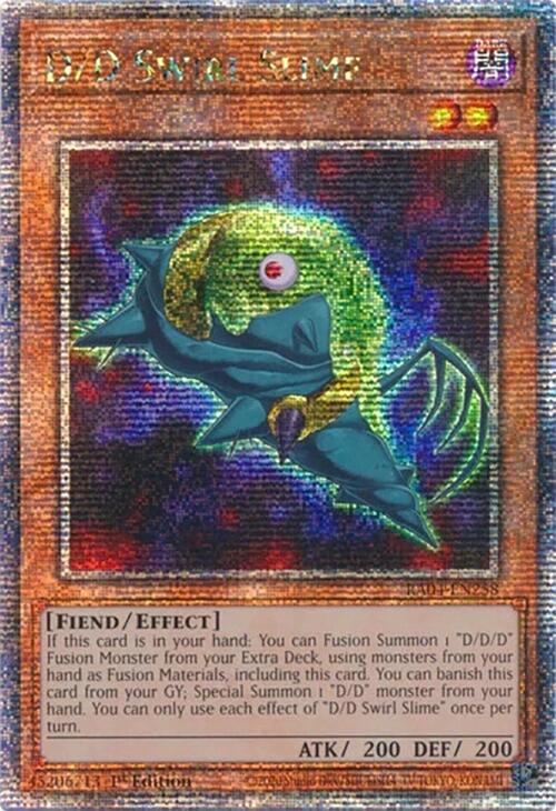 D/D Swirl Slime [RA04-EN258] Quarter Century Secret Rare Yu-Gi-Oh!