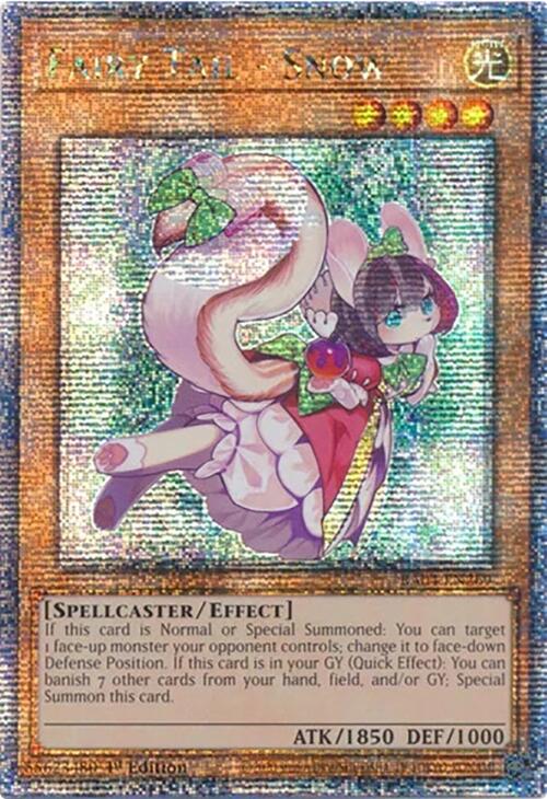 Fairy Tail - Snow [RA04-EN269] Quarter Century Secret Rare Yu-Gi-Oh!