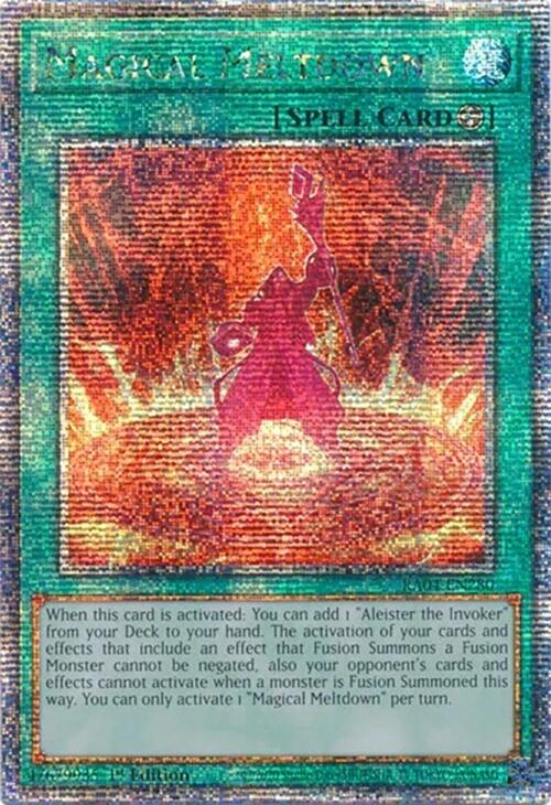 Magical Meltdown [RA04-EN280] Quarter Century Secret Rare Yu-Gi-Oh!