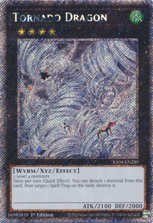 Tornado Dragon [RA04-EN289] Platinum Secret Rare Yu-Gi-Oh!