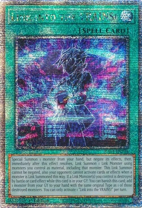 Link into the VRAINS! [RA04-EN294] Quarter Century Secret Rare Yu-Gi-Oh!