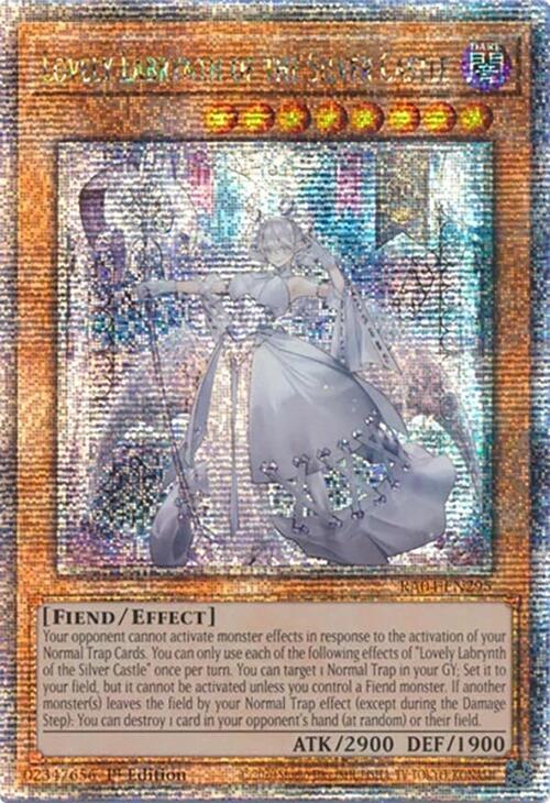 Lovely Labrynth of the Silver Castle [RA04-EN295] Quarter Century Secret Rare Yu-Gi-Oh!