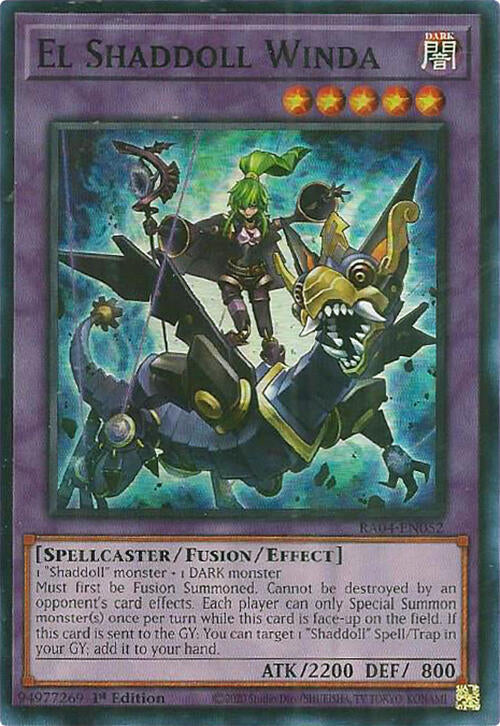 El Shaddoll Winda [RA04-EN052] Super Rare Yu-Gi-Oh!