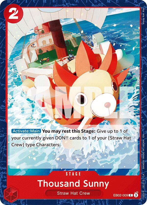 Thousand Sunny [Extra Booster: Anime 25th Collection] Bandai